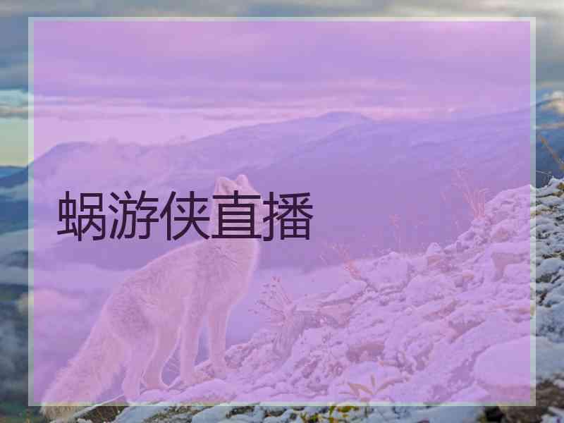 蜗游侠直播