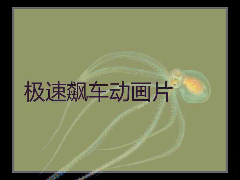 极速飙车动画片