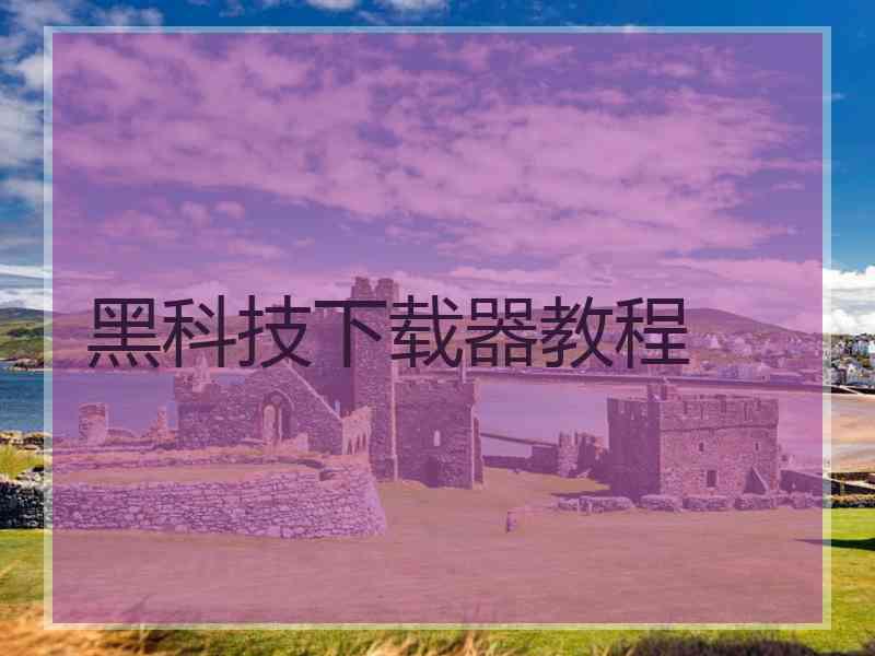 黑科技下载器教程