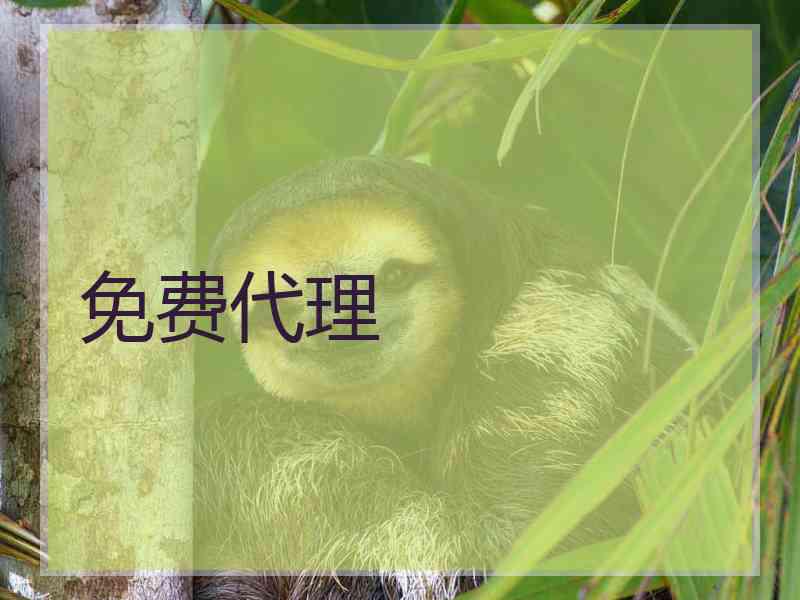 免费代理