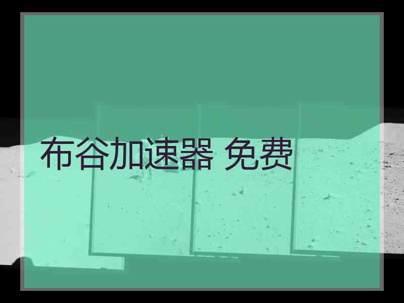 布谷加速器 免费