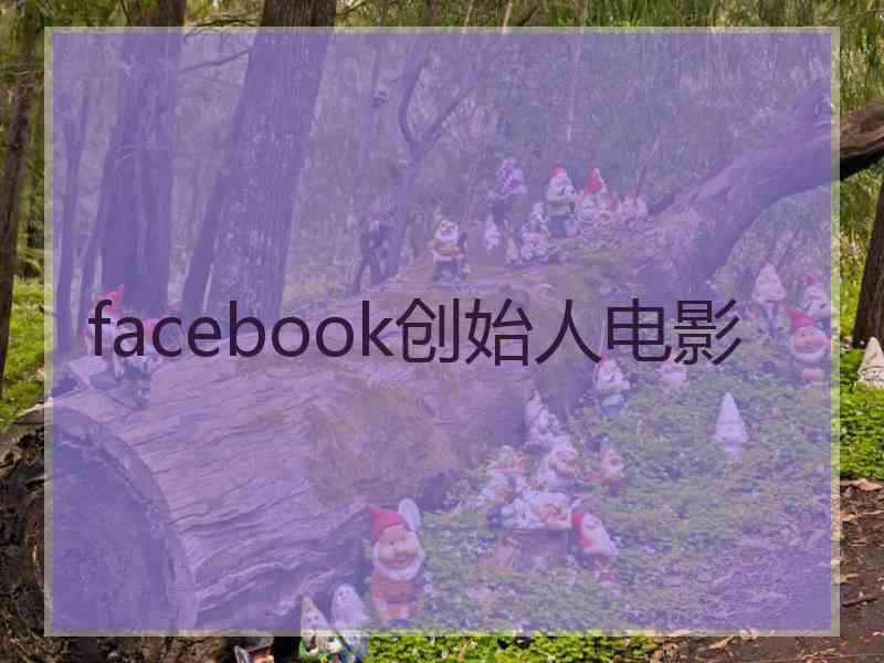 facebook创始人电影