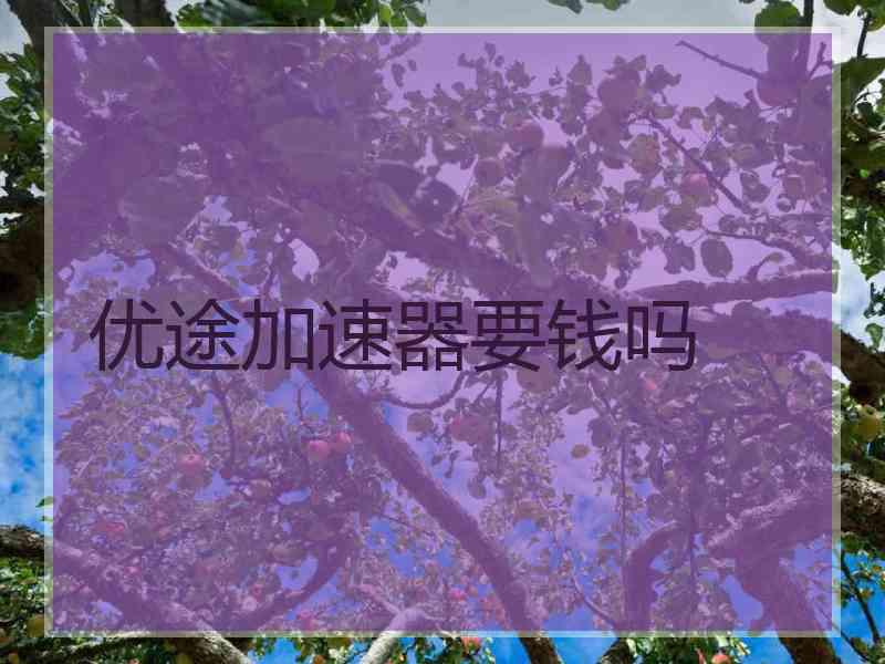 优途加速器要钱吗