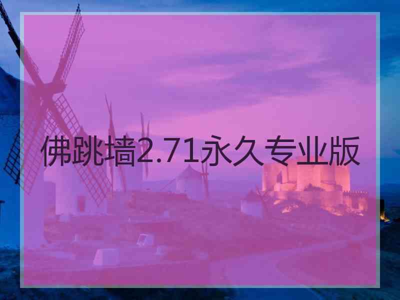 佛跳墙2.71永久专业版