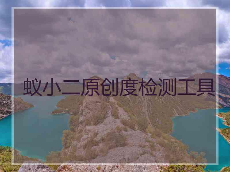 蚁小二原创度检测工具