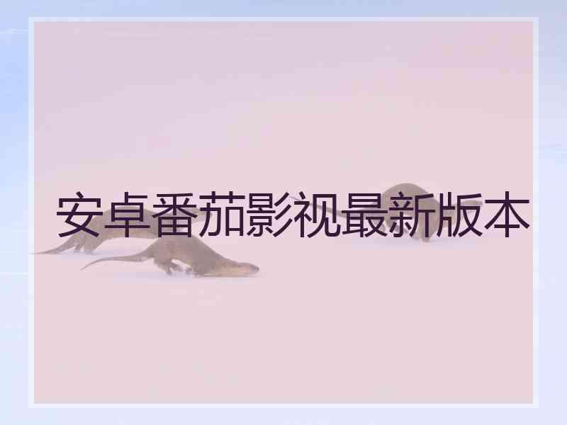 安卓番茄影视最新版本