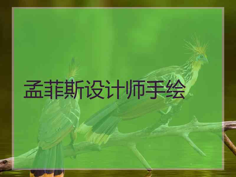 孟菲斯设计师手绘