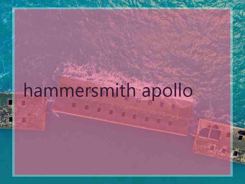 hammersmith apollo