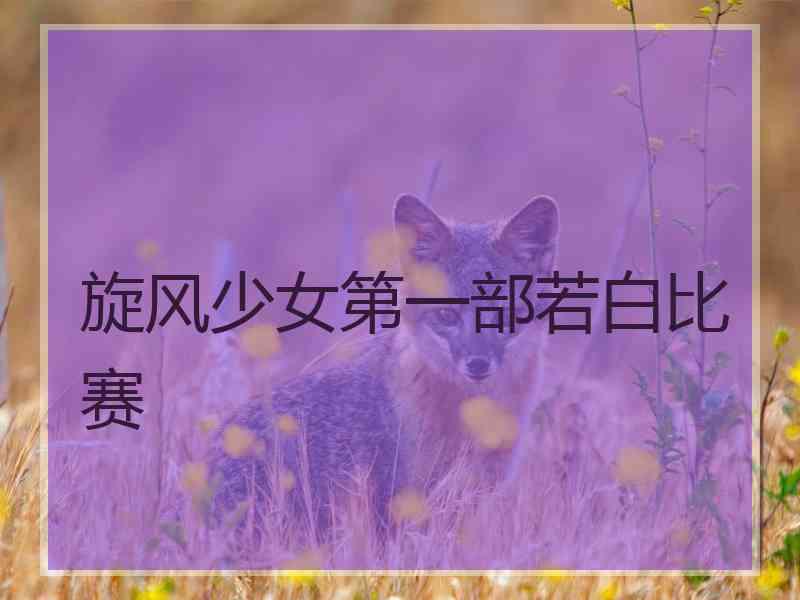 旋风少女第一部若白比赛