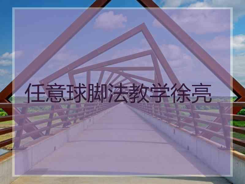 任意球脚法教学徐亮