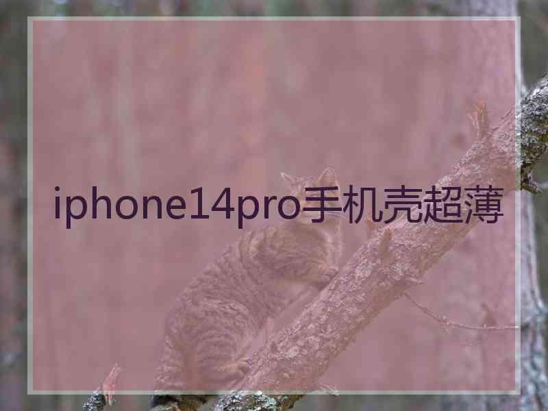 iphone14pro手机壳超薄