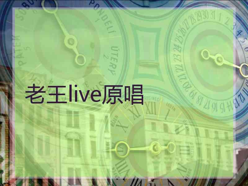 老王live原唱