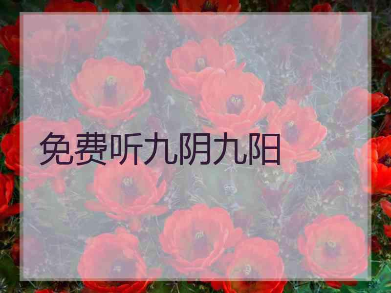 免费听九阴九阳