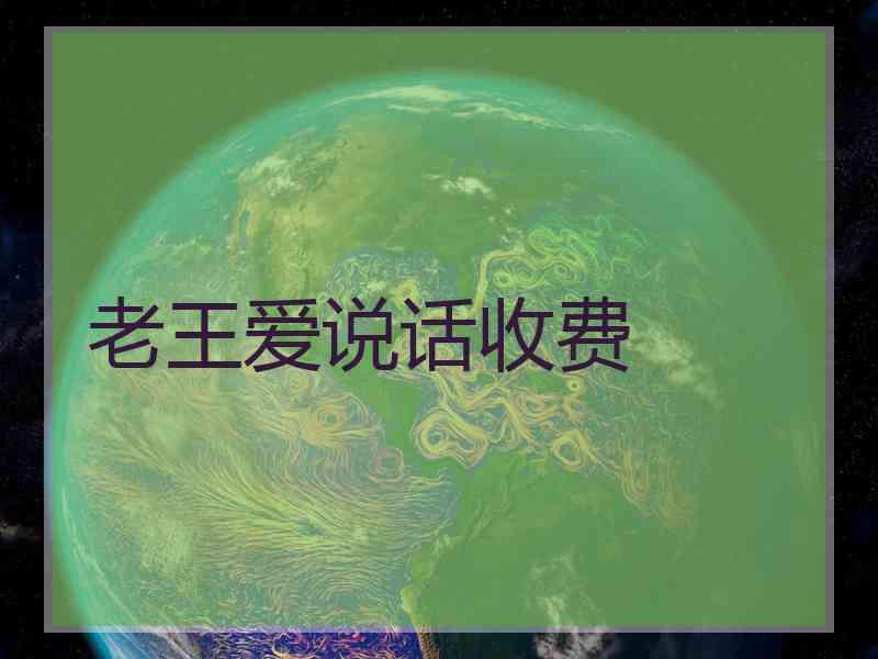 老王爱说话收费