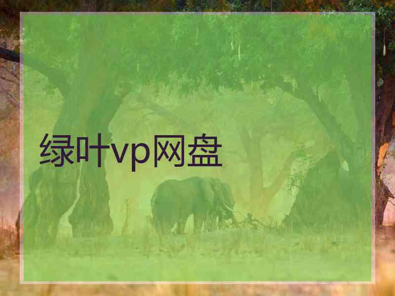 绿叶vp网盘