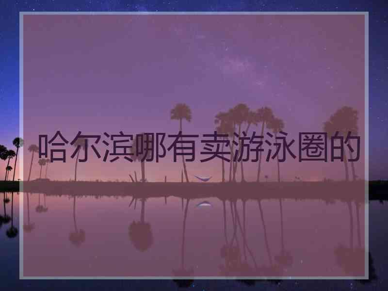 哈尔滨哪有卖游泳圈的