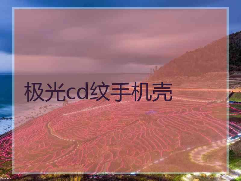 极光cd纹手机壳