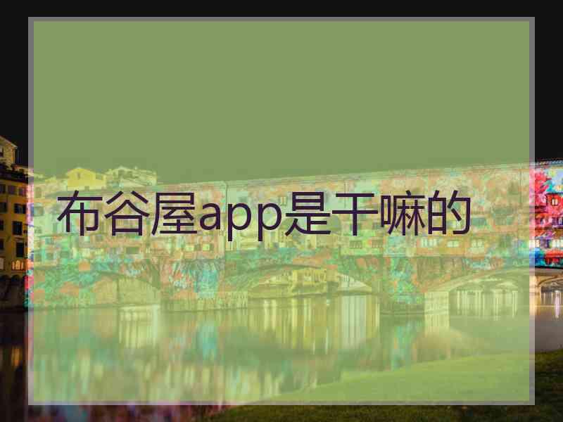 布谷屋app是干嘛的