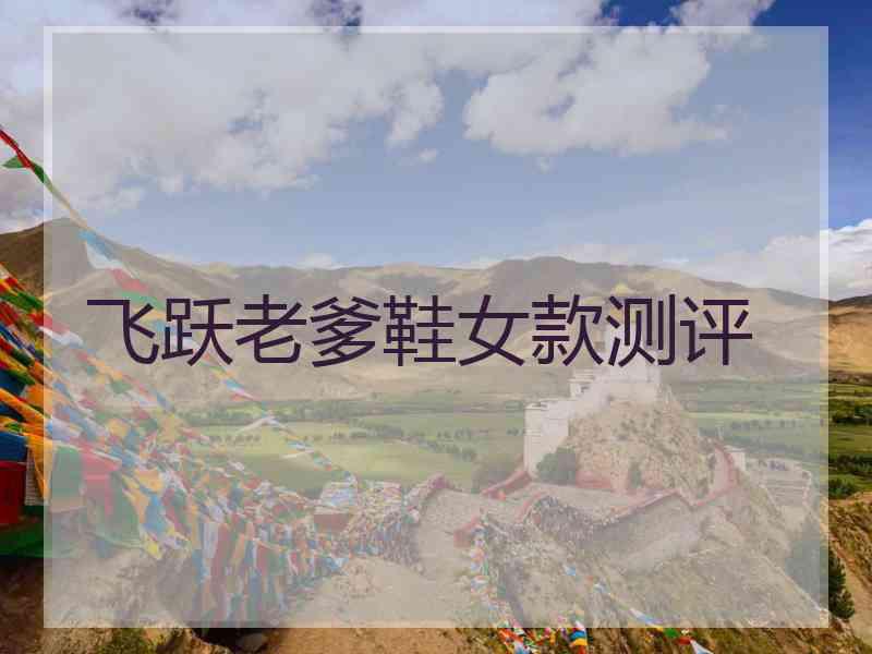 飞跃老爹鞋女款测评