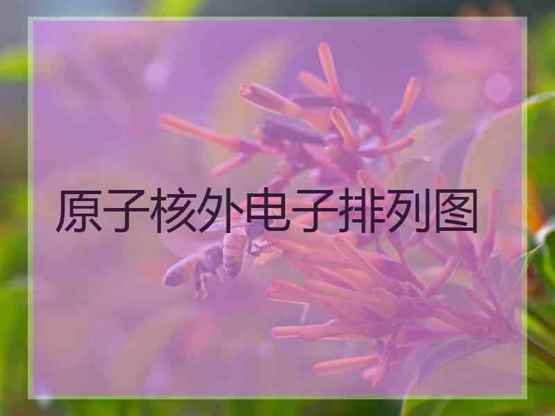原子核外电子排列图