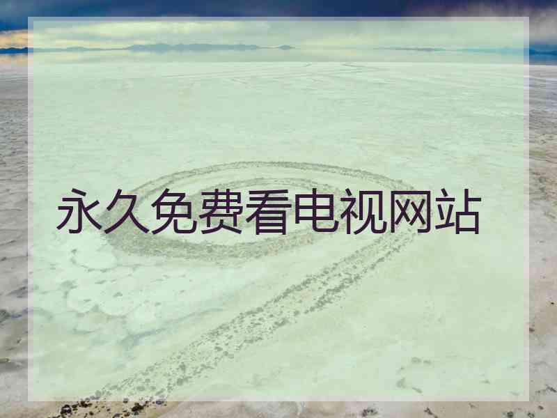 永久免费看电视网站
