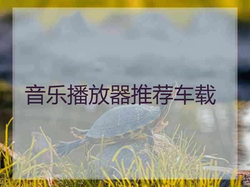 音乐播放器推荐车载