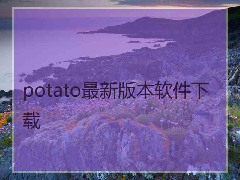 potato最新版本软件下载