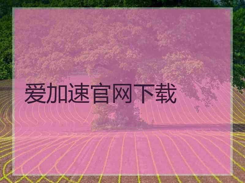 爱加速官网下载