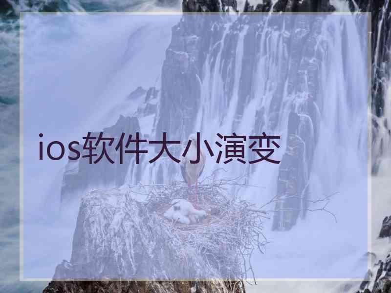 ios软件大小演变