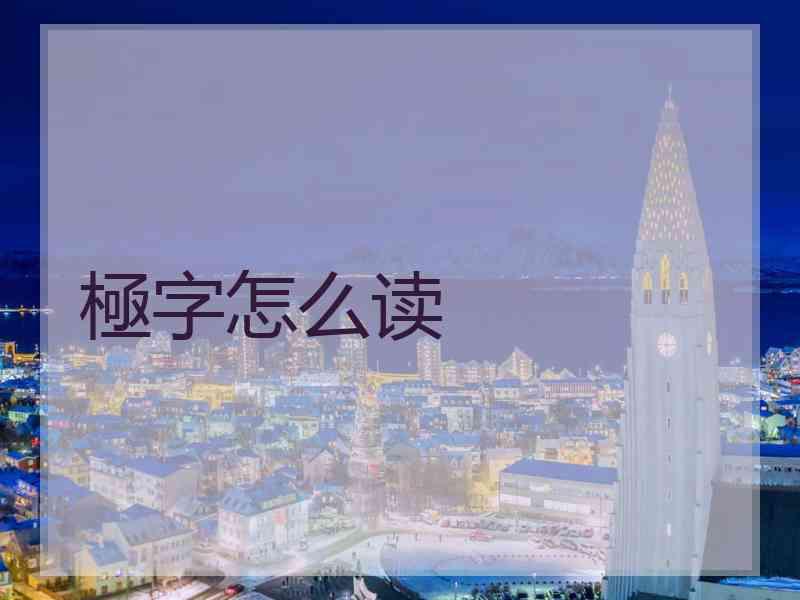 極字怎么读