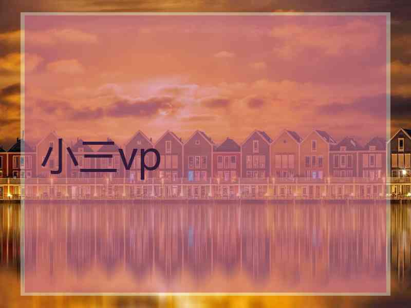 小三vp