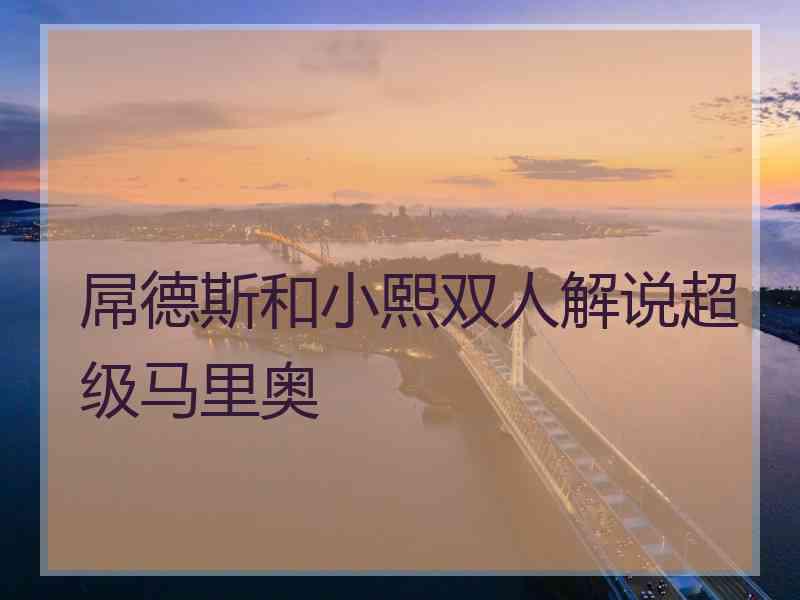 屌德斯和小熙双人解说超级马里奥