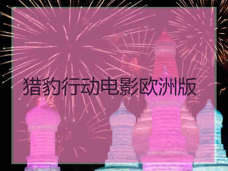 猎豹行动电影欧洲版