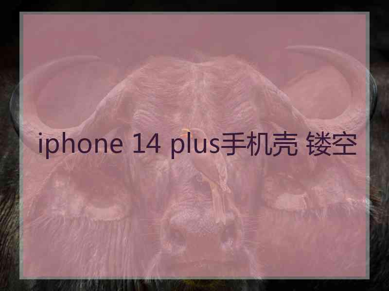 iphone 14 plus手机壳 镂空