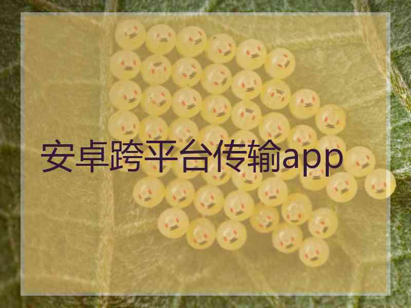 安卓跨平台传输app
