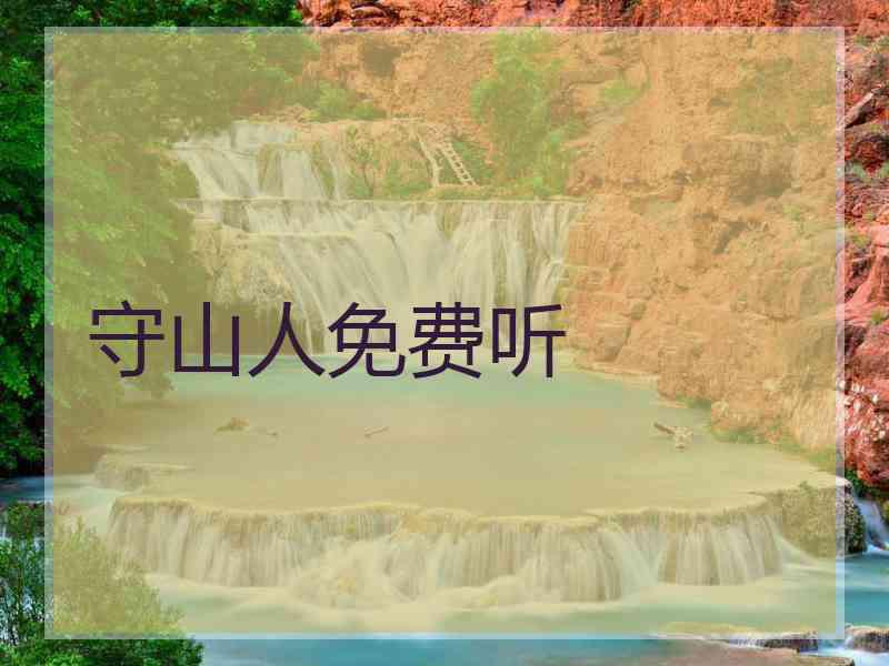 守山人免费听