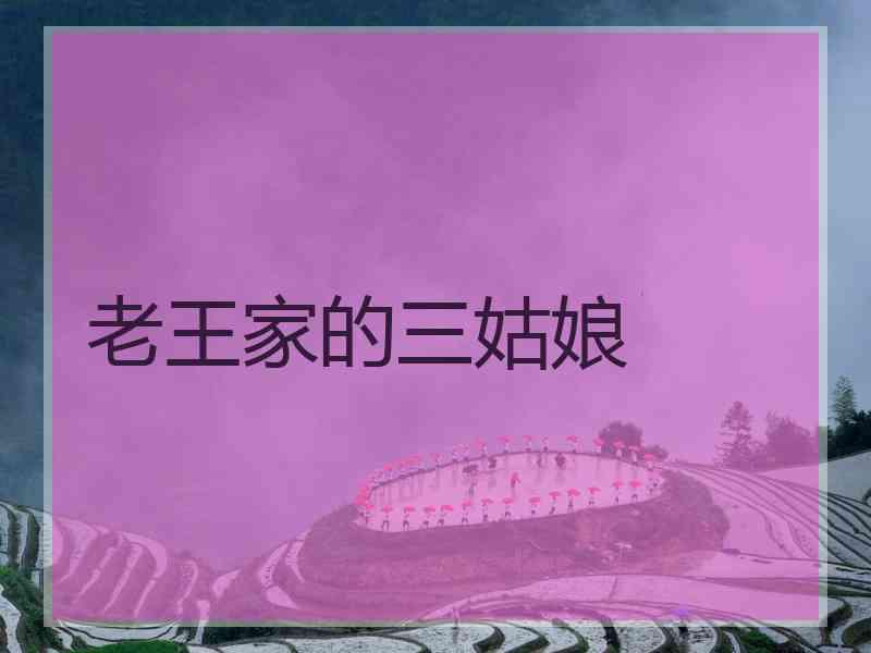 老王家的三姑娘