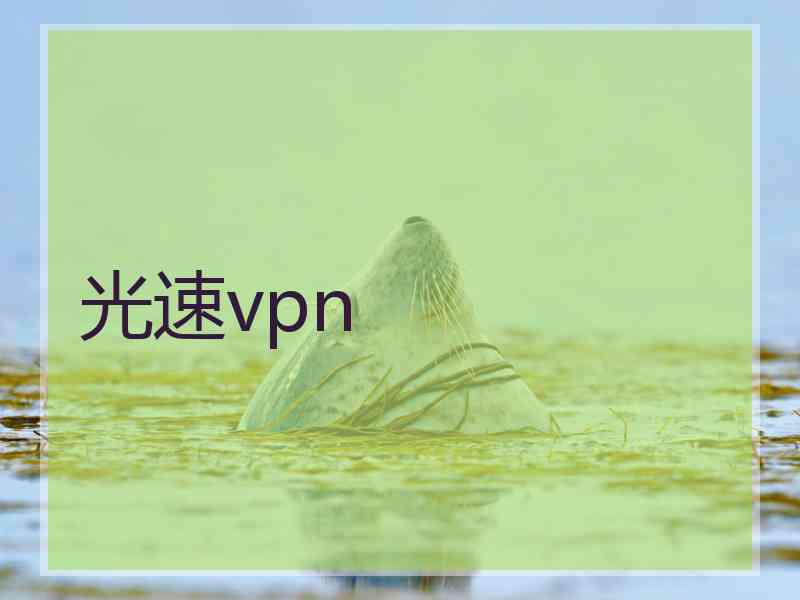 光速vpn