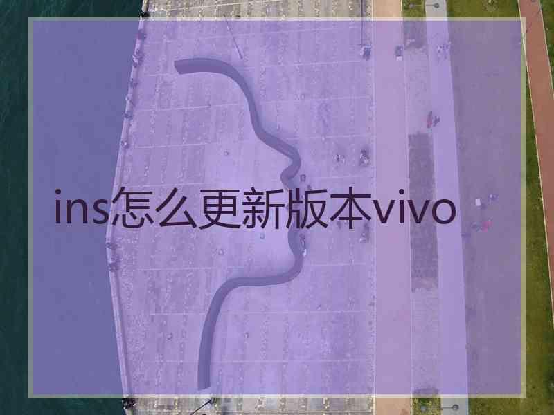 ins怎么更新版本vivo