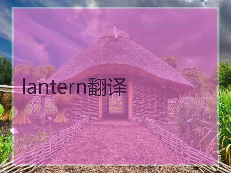 lantern翻译