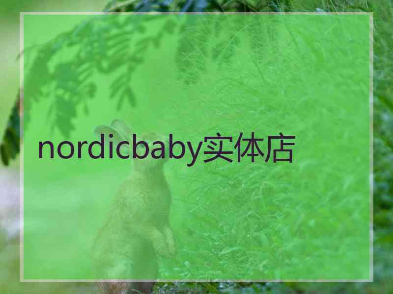 nordicbaby实体店