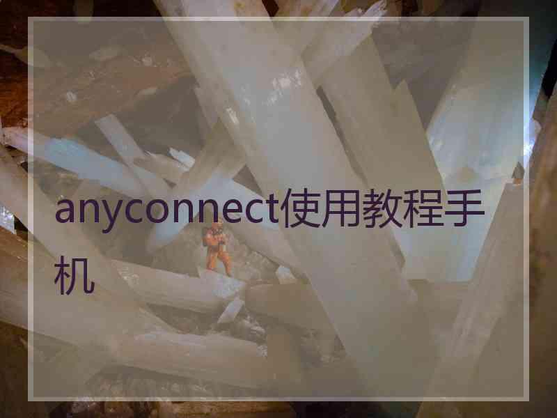 anyconnect使用教程手机