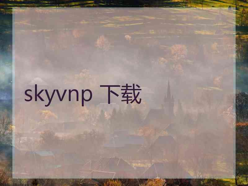 skyvnp 下载