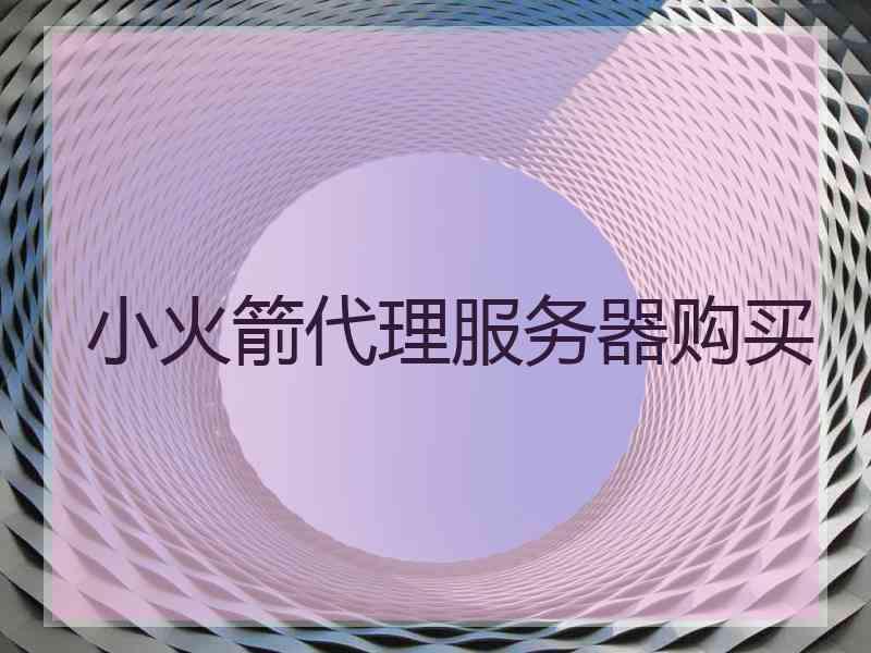 小火箭代理服务器购买