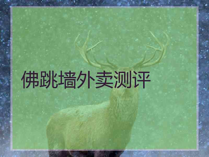 佛跳墙外卖测评