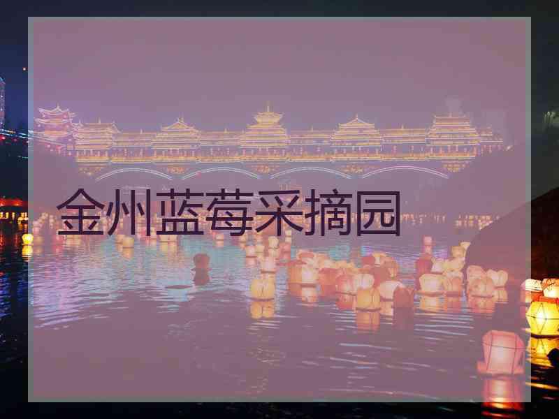 金州蓝莓采摘园