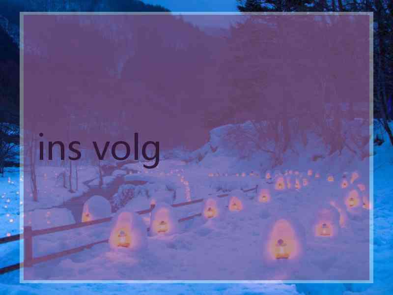 ins volg