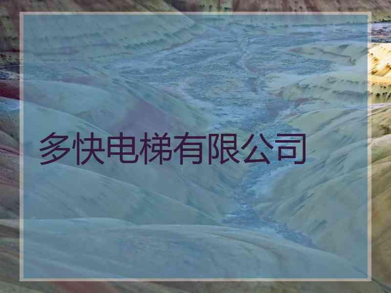 多快电梯有限公司