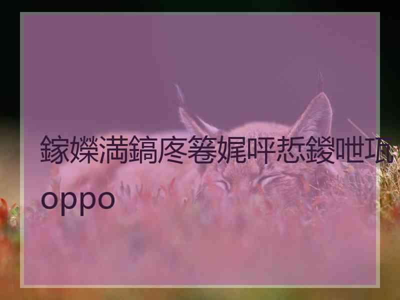 鎵嬫満鎬庝箞娓呯悊鍐呭瓨oppo