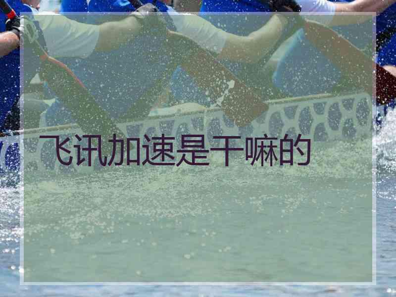飞讯加速是干嘛的